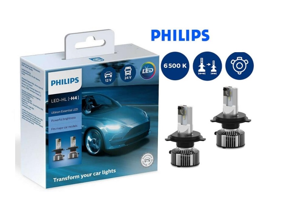 Филипс авто. Philips led hl h4 Ultinon Essential Донецк. Philips h4 Ultinon Essential led 6500k. Led h4 Philips 11342ue2x2. Led лампы Philips h7 9000.
