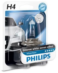 Philips H4 Globe - Intense White Xenon Effect
