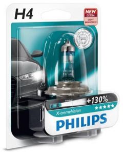 Philips H4 Globe - +130% X-treme Vision