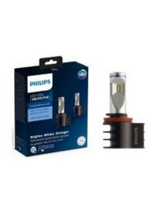 Philips H8 / H11 / H16 LED X-TremeUltinon 6500K +200% Brighter Light 12v 23w (Set of Two Kit)