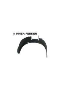 CORSA Fender Liner Front Left 2002 - 2012