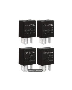 Unviesal Relay 4Pin 12V 30AMP