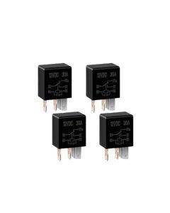 Unviesal Relay 5 Pin 12V 30AMP Fuhler
