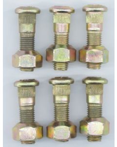 ISUZU KB SERIES WHEEL STUD & NUT FRONT X6PCS