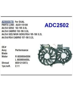 Audi A4 B6 Fan Assembly, 3.0 01-04 >A4 B7
