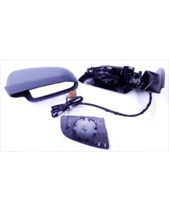 A4 B7 DOOR MIRROR,+HEAT,+ASPHERICAL, ELECTRICAL, LH E-MARKED, B1 05-07