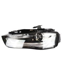 A4 B8 Headlamp + Motor (Electrical) HID + LED - Left 2012-2016
