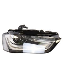A4 B8 Headlamp + Motor (Electrical) HID + LED - Right 2012-2016