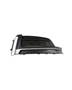 Audi A5 Front Bumper Grille+Chrome Moulding, Left S-Line 2017-2021