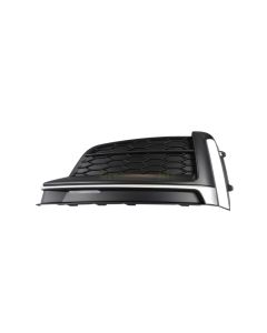 Audi A5 Front Bumper Grille+Chrome Moulding, Right Side S-LINE 2017-2021