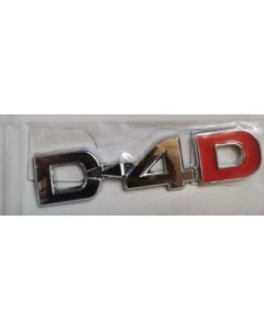 Hilux D4D Badge Metal