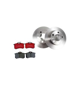 Golf 4 / Polo 2 Rear Brake Pad & Discs Set 1999-2003