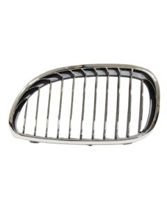 E60 Grill Chrome/Black - Left (Late Model) 2007-2009