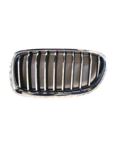 BMW 5 Series F10 Grille Chrome/Black+Chrome Frame LH Late Model, L1 13-17