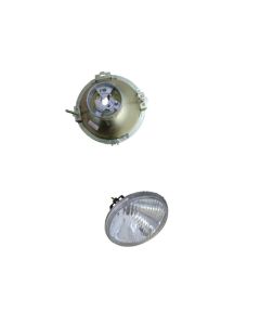 E30 Inner Head Lamp Right  Chrome Bumper  1983-1986