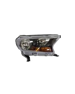 Ford Ranger Head Lamp Halogen Manual RHS Mid Model, 2015-2023