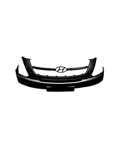 H1 2.4/2.5 Bumper  without Fog Light Hole 2009-2015