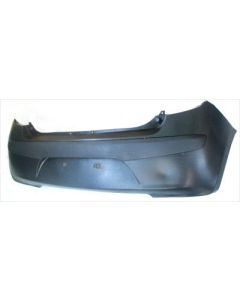 Hyundai i10 Rear Bumper +Strip, Complete Plain 2008-2011