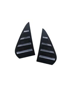 E30 Gloss Black Plastic Side Window Louver
