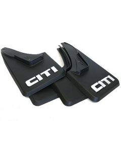 Golf1 Citi Mud-Flaps Set ( Chrome Citi ) ( Set of 4 )