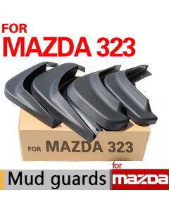 Mudflaps Mazda 323 set of 4 with Screws