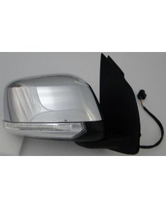 Nissan Pathfinder Door Mirror + Lamp Electric Chrome Finish RHS 2008-