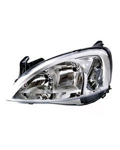 Corsa Headlamp Elec/Man - Left 2002-2006