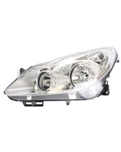 Corsa D Headlamp (Electrical - Chrome) - 5 Door - Left 2007-2010 - Early Model