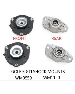 Golf 5 Shock Mountings Front and Rear set (4 Piece)