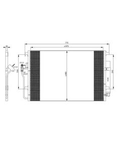 Mercedes Sprinter/VW Crafter Condensor Diesel 