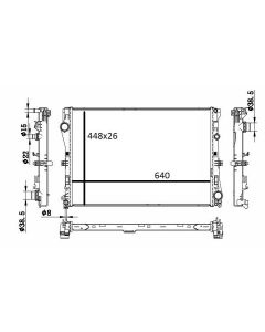 W205 Radiator 2014+