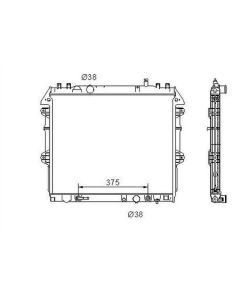 Fortuner / Hilux Radiator (Automatic) 2011-2014 (1KD/2KD Engine)