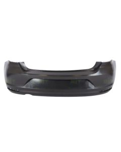 Polo Vivo Rear Bumper + Muffler Hole (Plain) - Hatchback 2018+