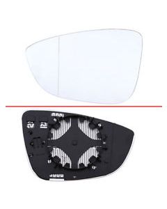 Golf 6 Door Mirror Glass + HT LH 2009-2012