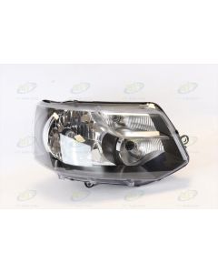 VW TRANSPORTER/CARAVELLE T5 HEAD LAMP, SINGLE BEAM+MOTOR, ELECTRICAL, RH E-MARKED, L1 LATE MODEL, 10-15