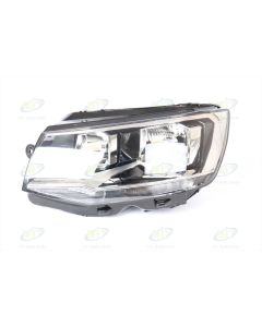 VW TRANSPORTER/CARAVELLE T6 HEAD LAMP,+MOTOR, HALOGEN, CHROME, LH E-MARKED, EARLY MODEL, L2 15-20