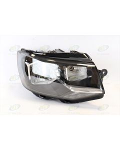 VW TRANSPORTER/CARAVELLE T6 HEAD LAMP,+MOTOR, BLACK, HALOGEN, RH E-MARKED, EARLY MODEL, L1 15-20