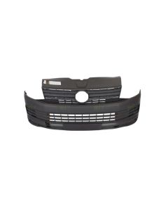 VW Transporter/Caravelle T6 Front Bumper+Bumper Grille+Grille, Grained 2015-2020