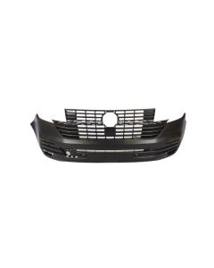VW Transporter Caravelle T6 Front Bumper + Grille+Bumper Grille+PDC Hole Grained 2020-2022