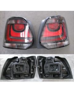 VW POLO 3 TAIL LAMP, SMOKED, LH+RH HATCHBACK, E-MARKED, ACCESSORY, 10-14