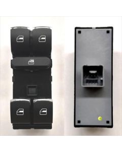 AMAROK WINDOW SWITCH, FRONT RH DOUBLE CAB, COMPLETE, 17-23 >GOLF MK6 >TOURAN MK2 >TIGUAN MK1 LATE