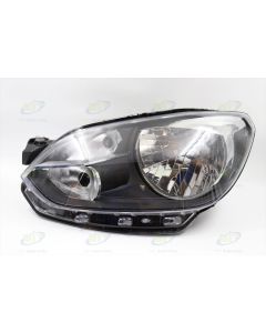 VW UP! HEAD LAMP, ELECTRICAL, BLACK, LH E-MARKED, EARLY MODEL, L2 15-16