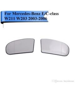 Mercedes W203 Door Mirror Glass SET 2000-2006  With Heater Function ( Also Fits W211 E-Class )