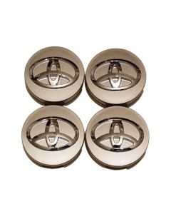 Wheel caps 62mm Toyota set