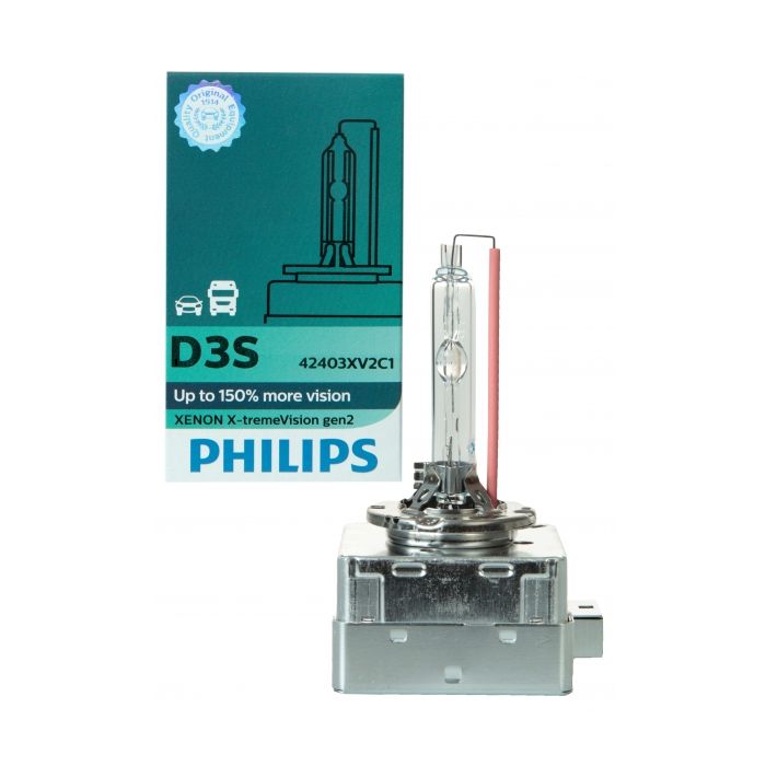 taşıyıcı Bastırma Kin  Philips D3S Xenon X-Treme Vision Gen2 Bulb - Each ( GAS BULBS/XENON ) |  Boss Auto Spares